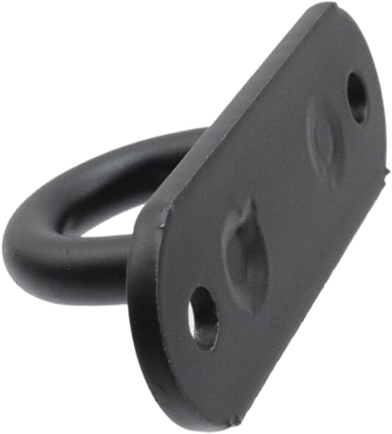 Dnyta 8pcs Stainless Steel Ceiling Hook Pad Eye Plate Black Hooks for Ceiling Hooks Heavy Duty for Swing Hanging Outdoor or Indoor Activity (Black Large) - Image 4